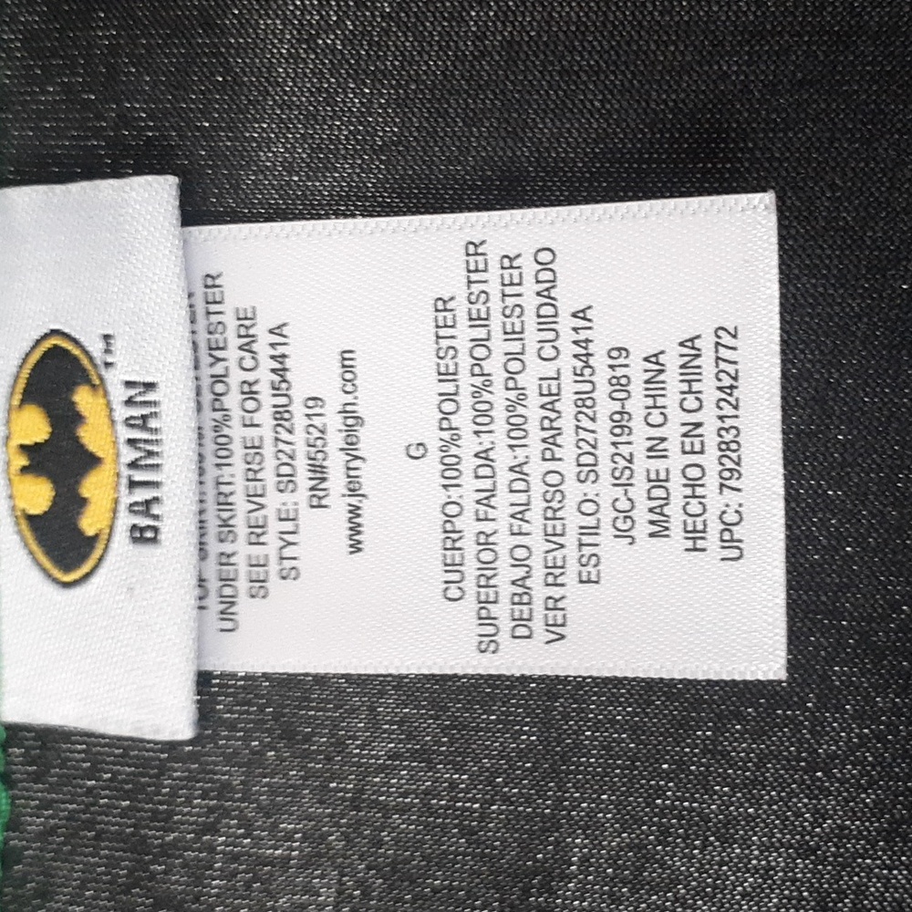 Batman Green Riddler Girls Costume - Picture 3 of 4